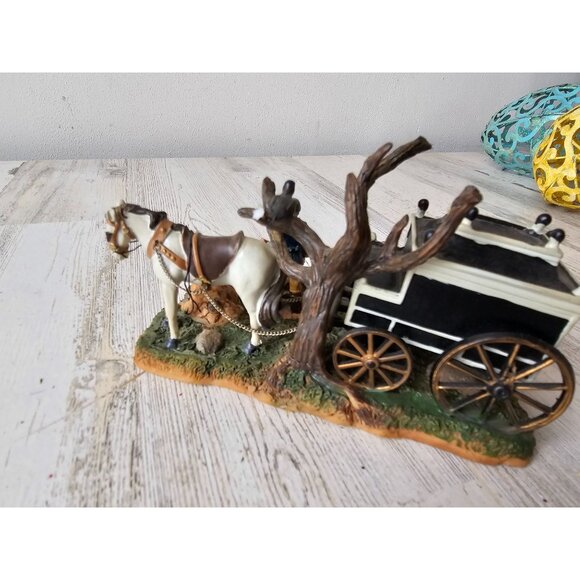 Lemax gruesome grave digger Horse carriage as is Halloween decor village vintage - Picture 8 of 10